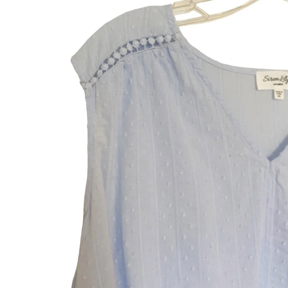 Siren Lily sleeveless Top Women Size 2X Summer Coastal - Picture 2 of 8